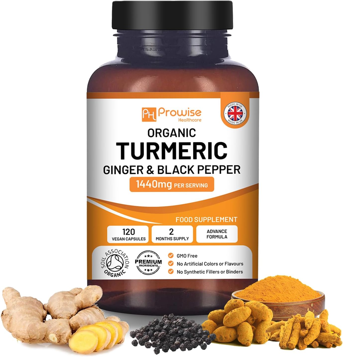 Prowise Healthcare Organic Turmeric Capsules Review: Joint Support with Curcumin