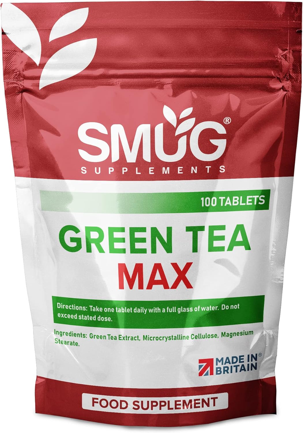 Smug Supplements Green Tea MAX Tablets Review: Antioxidant Boost