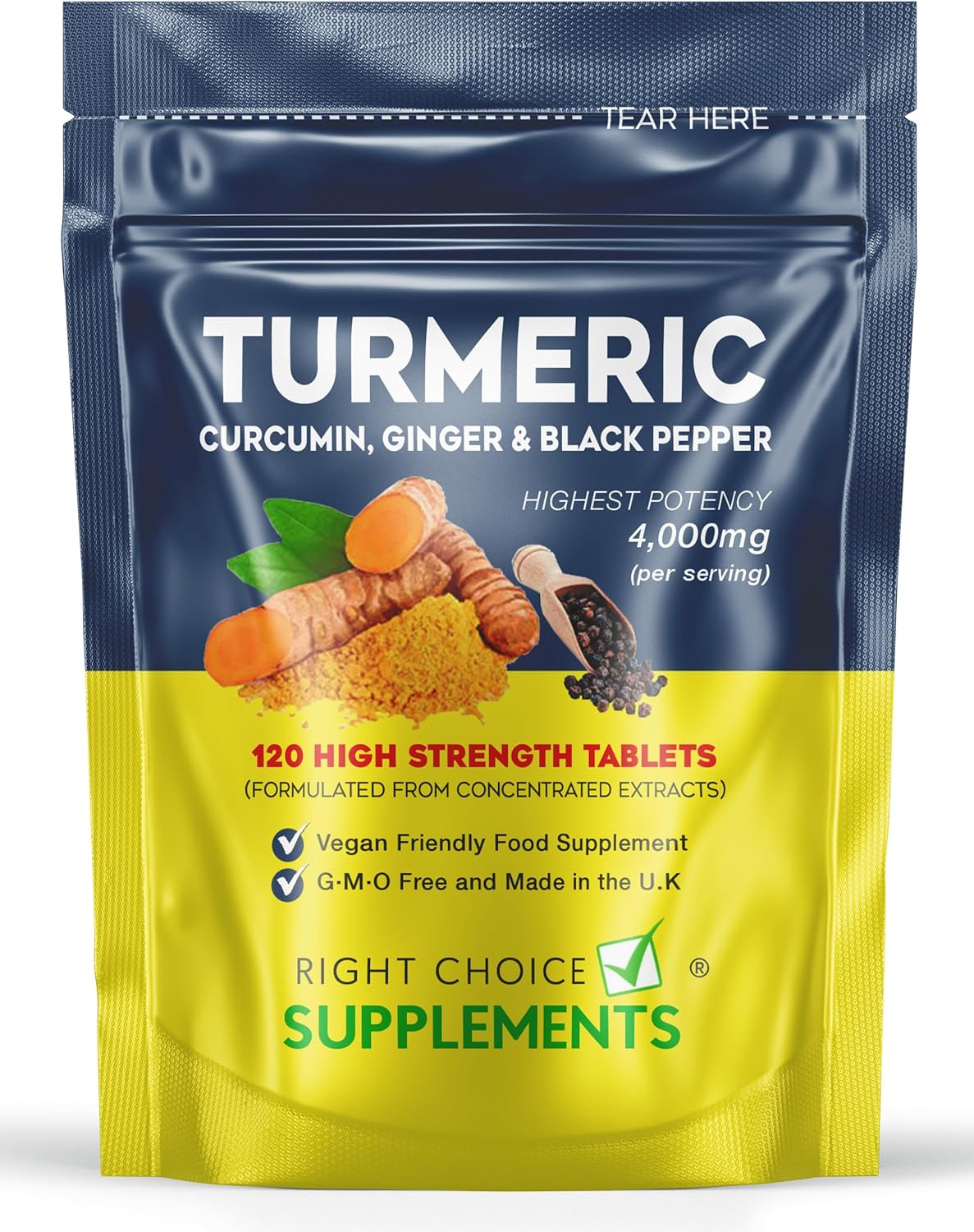 Turmeric, Ginger & Black Pepper Tablets Review: Joint Health Support