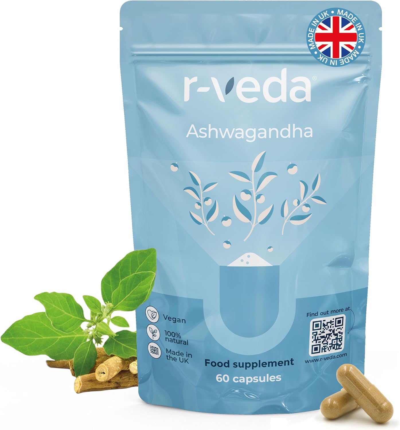 r-veda® Organic Ashwagandha KSM 66® Review: Stress Relief Support