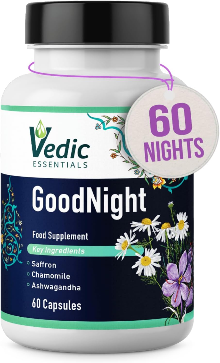 Vedic Saffron + Chamomile + Ashwagandha Review: Natural Sleep Aid