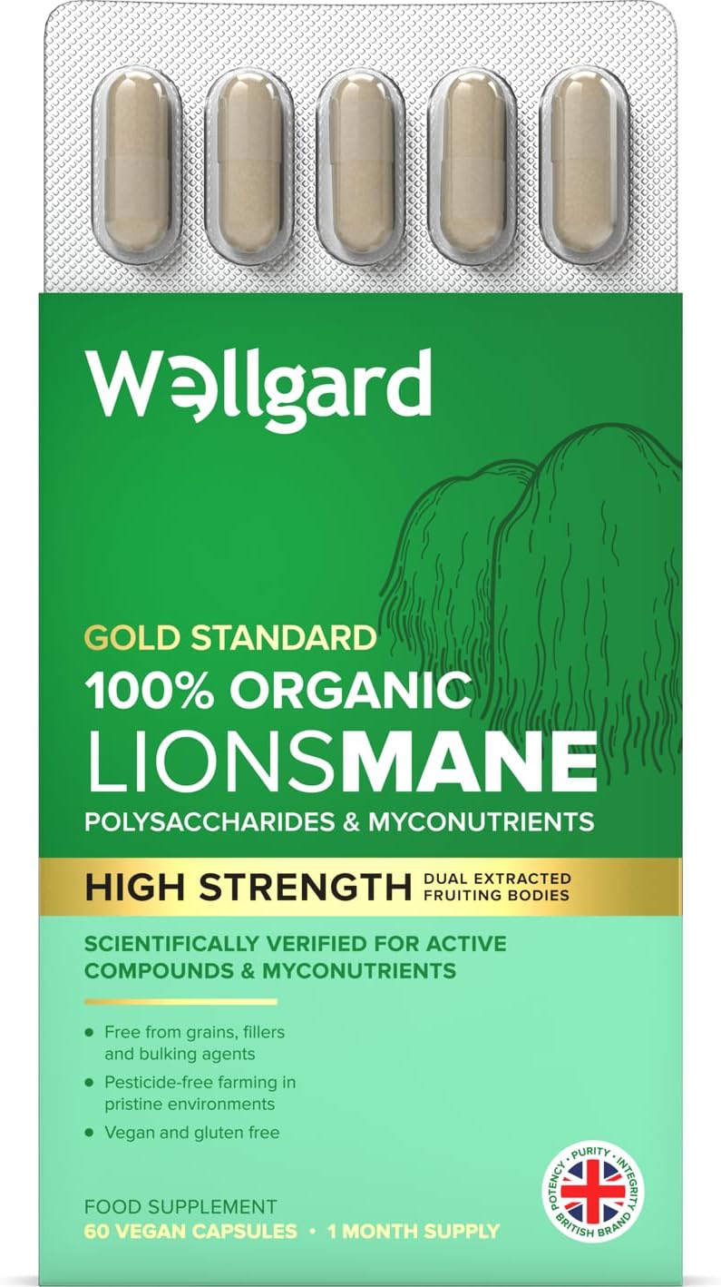 Wellgard Organic Lions Mane Review: Cognitive Support Supplement