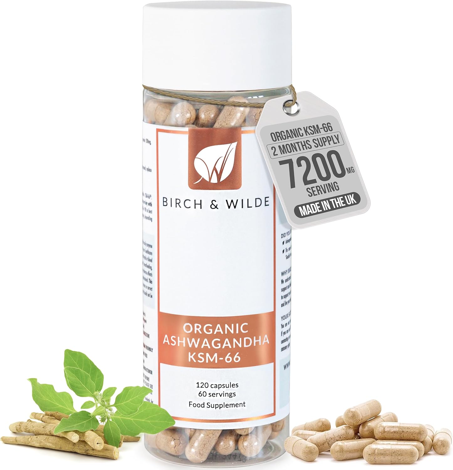 Ashwagandha Organic 7200 mg KSM 66 Capsules Review: A Natural Path to Stress Relief and Better Sleep