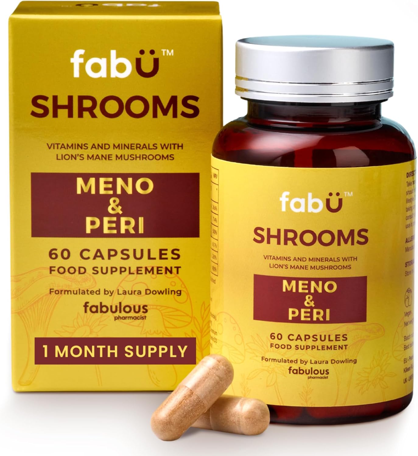 fabÜ Shrooms MENO & PERI Review: Natural Energy Boost for Menopause
