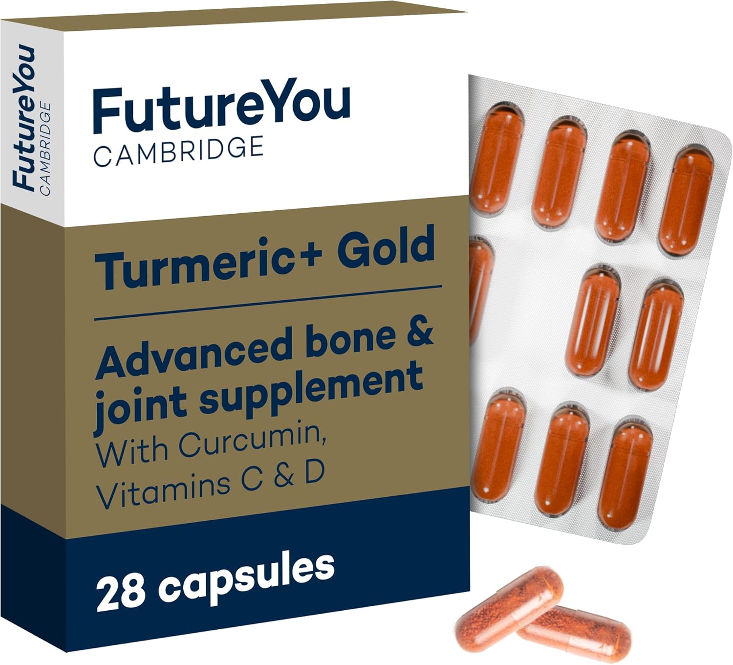 FutureYou Cambridge Turmeric+ Gold Review: Supports Joint Health Naturally