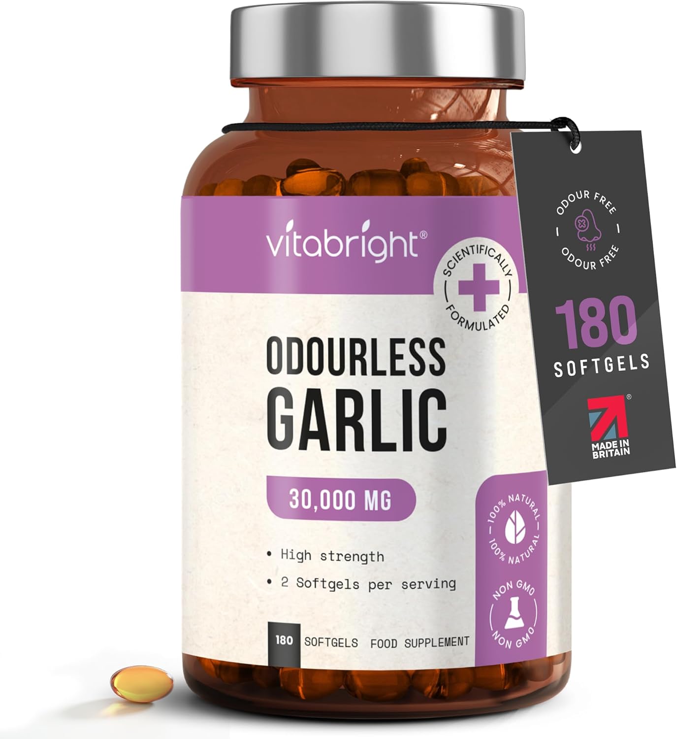 VitaBright Odourless Garlic Capsules Review: Heart Health Support